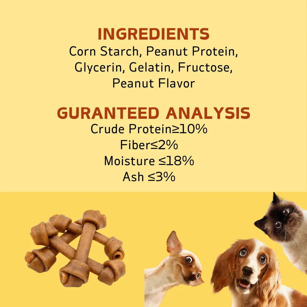 6.5" Peanut Butter Dog Bones