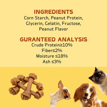 6.5" Peanut Butter Dog Bones