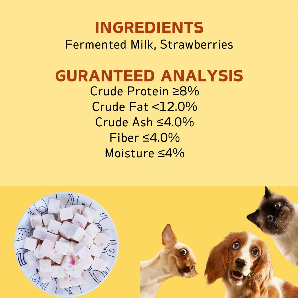Dog & Cat Fruit Yogurt Cubes