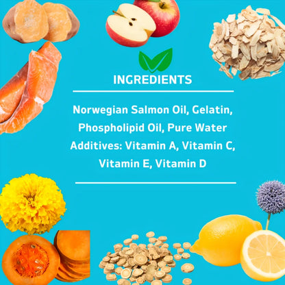 Omega 3 Fish Oil Capsules for Dogs & Cats