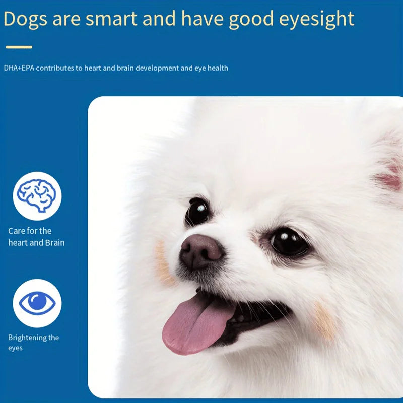 Omega 3 Fish Oil Capsules for Dogs & Cats